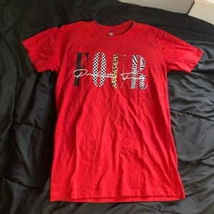 Lil Baby 4PF T Shirt Four Patterns Red - RARE